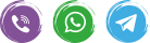 viber watsapp telegram